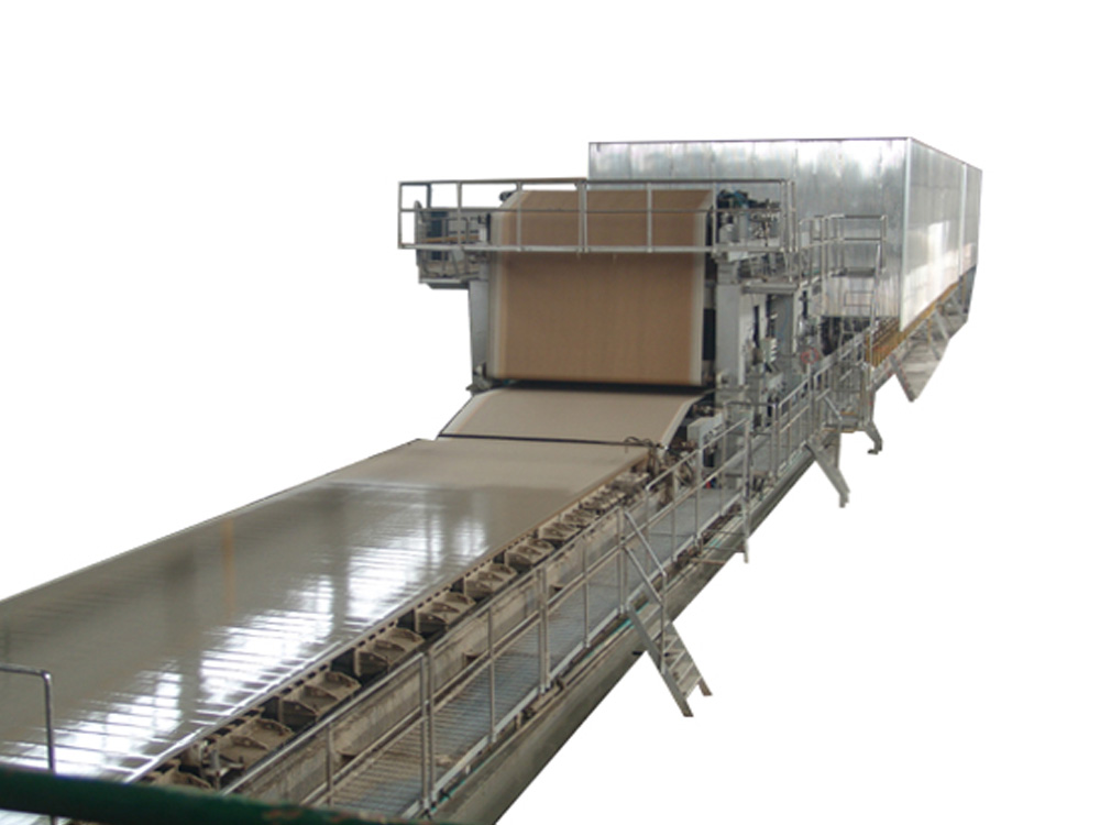 Long net cowhide paper machine