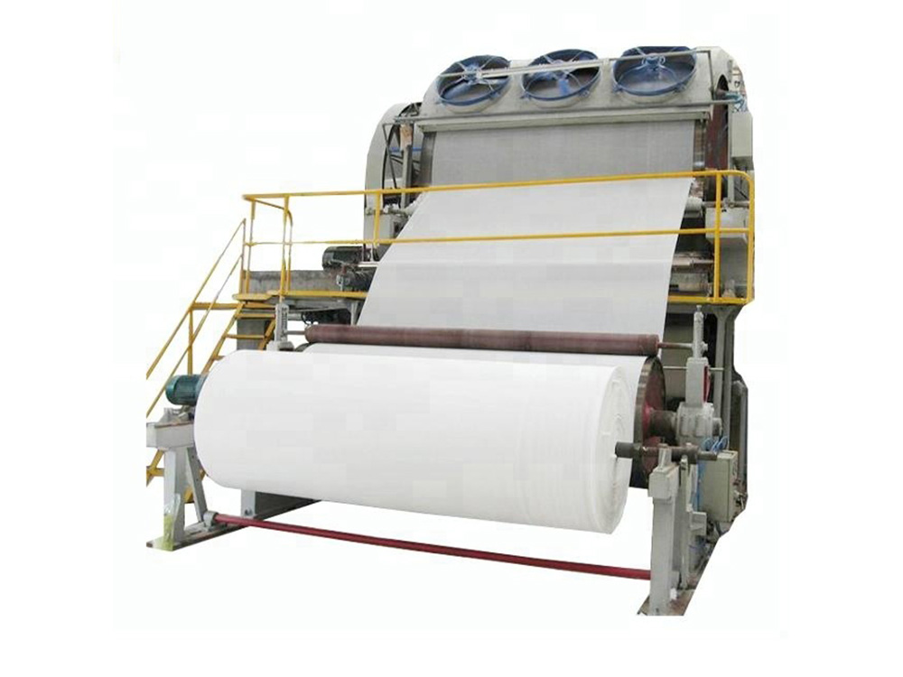 Environmentally friendly paper machine