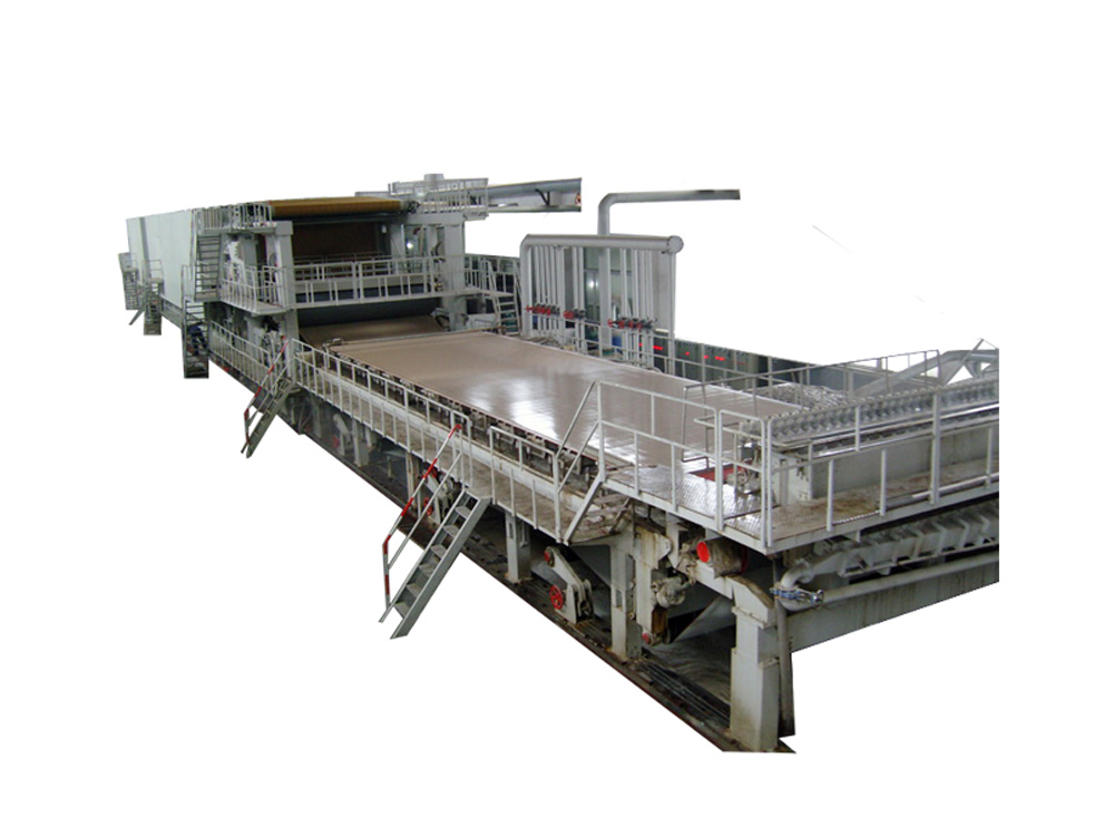 Corrugated paper machine